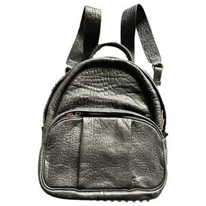 Alexander Wang Metallic Gold Silver Dumbo Backpack